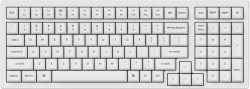 Клавиатура Keychron K4 Pro, Механична, Безжична, Keychron K Pro Brown, Гейминг, Бял