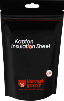 Почистващ продукт Изолационни ленти Thermal Grizzly, Самозалепващи, 10x60 mm, 50 броя