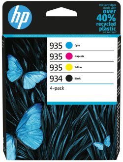 Касета с мастило HP 1LB 934 Black 935 CMY Ink Cartridge 4-Pack