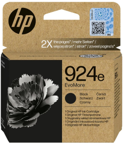 Касета с мастило HP 924e EvoMore, Оригинална черна касета с мастило