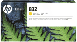 Касета с мастило HP 832 1L Yellow Latex Ink Cartridge