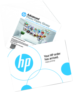 Хартия за принтер HP Advanced Photo Paper Gloss 5x5 in 127x127 mm - 20 sheets