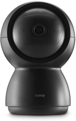 Камера HAMA WiFi камера 1080p, за закрити помещения, въртяща се, сензор за движение, черна