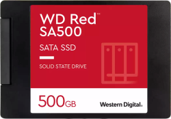 Хард диск / SSD WD SSD Red 500GB 2.5 SATA 6Gb/s, Четене/Запис: 560 / 530 MB/s, TBW 350