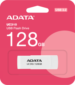 USB флаш памет 128GB TYPE-C UC310 ADATA WHITE