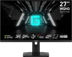 Монитор MSI G274QPX, 27", 240Hz, 1ms, Rapid IPS, 2560x1440, G-Sync Compatible, Gaming OSD