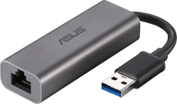 Мрежова карта/адаптер Мрежова адаптер ASUS USB-C2500 USB-Type A, RJ45 2.5G-1G-100Mbps