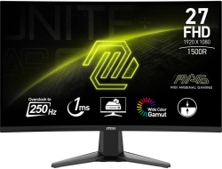 Монитор MSI MAG 27C6X, 27" FHD, 250Hz, 16:9, VA, 1ms, 1500R, 250 cd/m2, 1x DP, 2x HDMI,