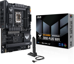 Дънна платка ASUS TUF GAMING Z890-PLUS WIFI, Intel Core Ultra Series 2 Ready, DDR5, PCIe 5.0