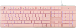 Клавиатура Геймърска SBOX GK-003441 : TACHI, мембранна, розовa