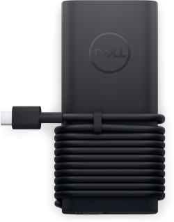 Захранване за лаптоп Dell 100W USB-C GaN Slim AC Adapter with Power Cord - Europe - 1yr Ltd HW
