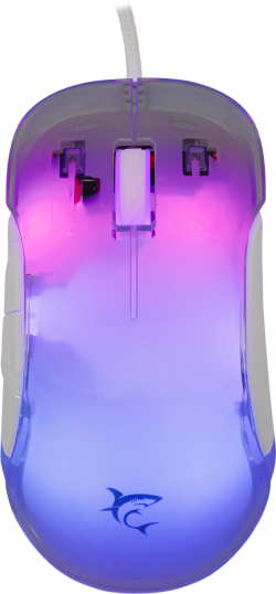 WHITE SHARK MORDRED-W :: Геймърска мишка, жична, GM-5017, 12800 dpi, бяла