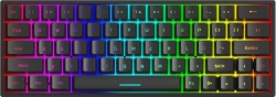 Клавиатура Marvo Shogo 63W, luetooth 5.0, 2.4G, Механична, Геймърска, RGB, 63 бутона, Черен