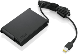 Заряднo за лаптоп Lenovo, 135W/20V/6.75A, букса - Правоъгълна букса