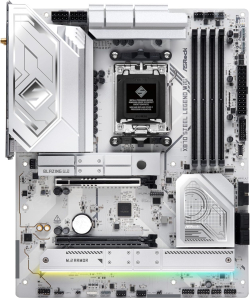 Дънна платка ASRock X870 Steel Legend WiFi, AM5 сокет, 4x DDR5 слота, 256 GB, ATX