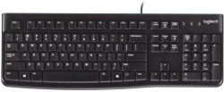 Клавиатура КЛАВИАТУРА LOGITECH K120U US USB - С БДС КИРИЛИЗАЦИЯ   (WITH BDS CYRILLIC) - Black - PN 920-002508