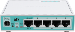 Рутер/Маршрутизатор MikroTik E50UG, RouterOS v7, Passive PoE, 5х 100/100/1000, USB type A, NAND, EN7562CT