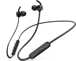 Слушалки PHILIPS Bluetooth sports - 8 мм. мембрани/затворен гръб, 8 часа време за възпроизвеждане, IPX5 устойчиви на пръски/изпотяване