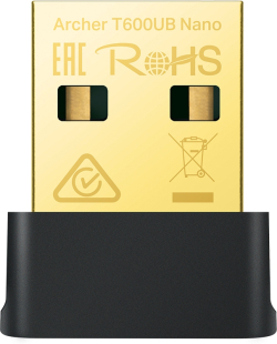 WiFi безжична карта/адаптер Безжичен USB nano адаптер TP-Link Archer T600UB Nano AC600