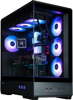 Zalman кутия Case ATX - P50 DS Black - Digital Display, Addressable RGB