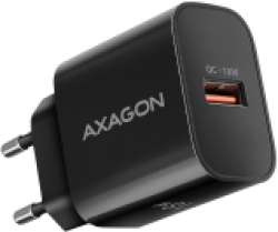 Мрежова карта/адаптер AXAGON ACU-QC18 wall charger 1x QC3.0-AFC-FCP-SMART, 18W, black