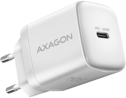 Принадлежност за смартфон AXAGON ACU-PD30W wall charger 1x QC3.0/AFC/FCP/PD type-C, 30W, white
