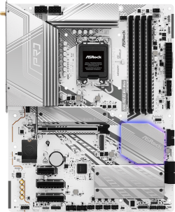 Дънна платка Дънна платка ASRock Z890 Pro RS WIFI White, LGA 1851