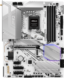 Дънна платка ASRock Z890 Pro RS WIFI White, LGA 1851
