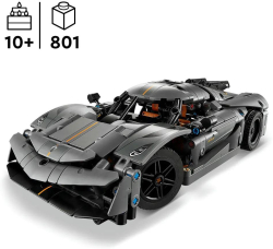 Продукт LEGO Technic - Koenigsegg Jesko Absolut Grey Hypercar, 42173