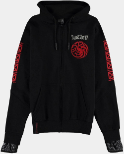 Продукт Суичър DIFUZED GOT - House Of The Dragon - Men's Hero Item Zipper, S
