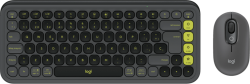 Клавиатура LOGITECH POP ICON COMBO - GRAPHITE - US INT'L - BT - INTNL-973