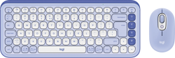 Клавиатура LOGITECH POP ICON COMBO - LILAC - US INT'L - BT - INTNL-973