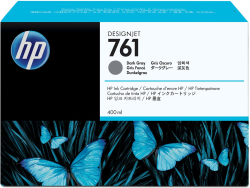 Касета с мастило HP Патрон CM996A, T7100, 400 ml, Тъмно сиво