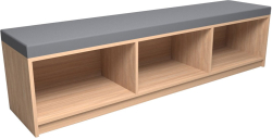  RFG Пейка P180, ПДЧ, с тапицирана седалка, 1800 х 400 х 460 мм