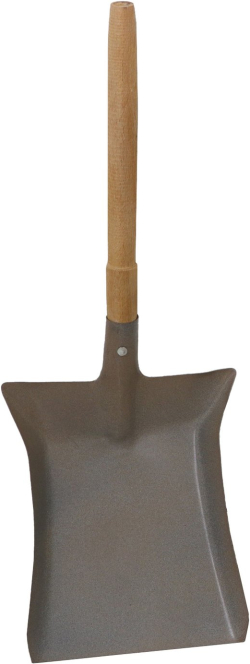 Лопатка за смет, с дръжка, метална