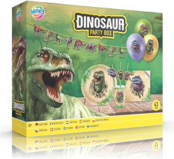 Moxy Кутия с парти аксесоари Динозавър, 43 части