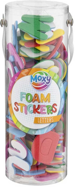 Moxy Стикери с английски букви, от пяна