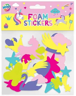 Moxy Стикери Еднорог, от пяна