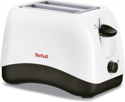  Tefal TT130130, Delfini 2, Toaster, 850W , 7 Stage thermostat, Reheating, white