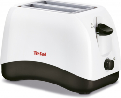 Тостер Tefal TT130130, Delfini 2, Toaster, 850W , 7 Stage thermostat, Reheating, white