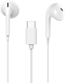 CANYON слушалки SEP-6 Type-C HiRes звук, Бял