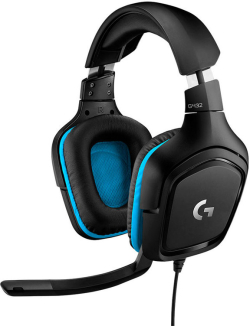 Слушалки ГЕЙМЪРСКИ СЛУШАЛКИ LOGITECH ZG432 - Black-Cyan - PN 981-000770