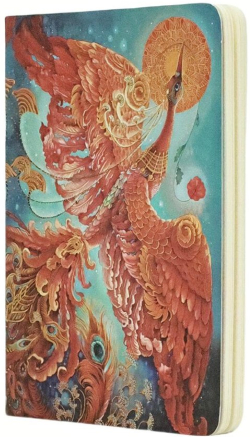 Paperblanks Тетрадка Firebird, А6, широки редове, 40 листа