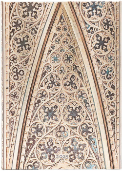  Paperblanks Планер Duomo di Milano, Midi, вертикален, твърда корица, 80 листа, за 2025 година