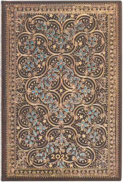 Paperblanks Планер Restoration, Mini, хоризонтален, твърда корица, 80 листа, за 2025 година