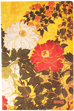 Канцеларски продукт Paperblanks Планер Natsu, Mini, хоризонтален, мека корица, 88 листа, за 2025 година