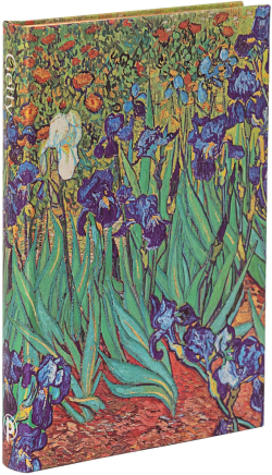 Paperblanks Тефтер Van Gogh's Irises, Mini, широки редове, твърда корица, 88 листа