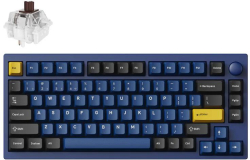 Механична клавиатура Lemokey P1 Pro QMK 75% Navy Blue - Keychron Super Brown Switch