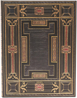 Paperblanks Планер Onyx, Ultra, 1 ден на страница, твърда корица, 208 листа, за 2025 година