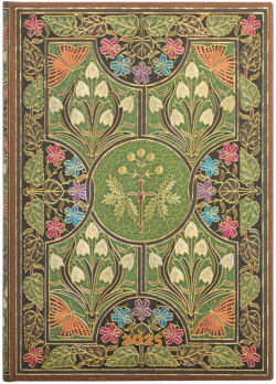 Канцеларски продукт Paperblanks Планер Poetry in Bloom, 80 листа, за 2025 година